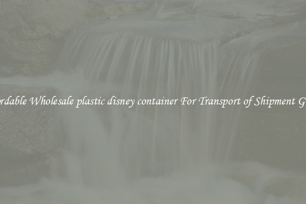 Affordable Wholesale plastic disney container For Transport of Shipment Goods 