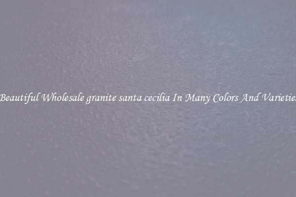 Beautiful Wholesale granite santa cecilia In Many Colors And Varieties