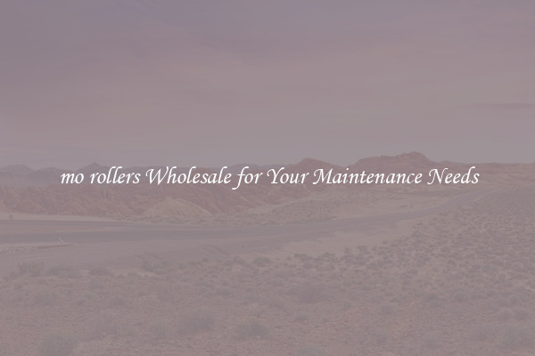 mo rollers Wholesale for Your Maintenance Needs